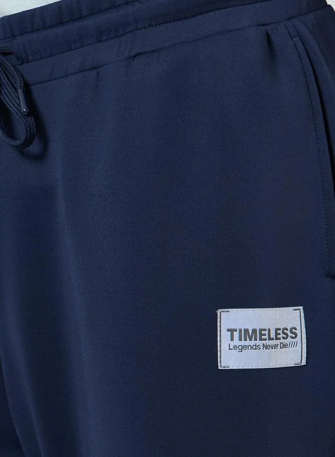 Styli Men Navy Blue Relaxed Fit Joggers